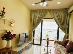雅居清新两房一厕3-6人入住花园景 金海湾danga bay